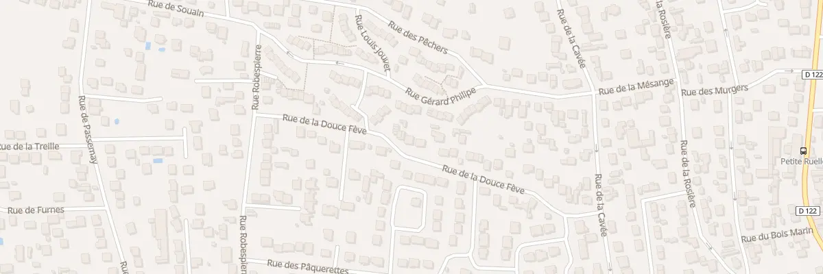 Plan du 38 Rue de la Douce Feve à Argenteuil