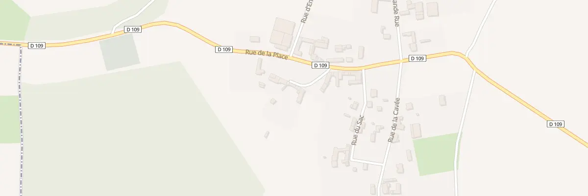 Plan du 9 Rue de la Place à Fransures