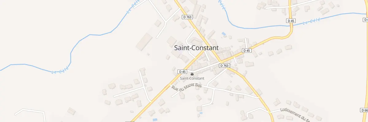 Plan du 6 Pl de l’Eglise à Saint-Constant-Fournoulès