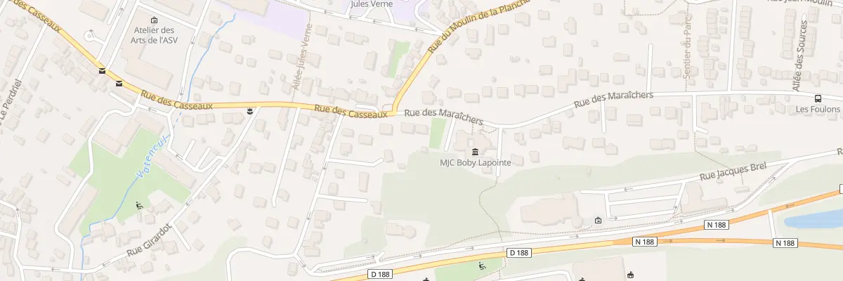 Plan du 6 Rue des Maraichers à Villebon-sur-Yvette