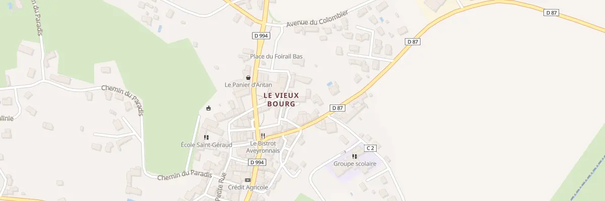 Plan du 6 Qua du Vieux Bourg à Montbazens