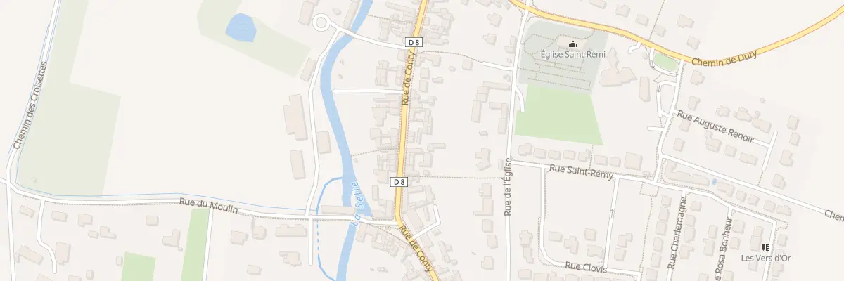 Plan du 72 Rue de Conty à Vers-sur-Selle