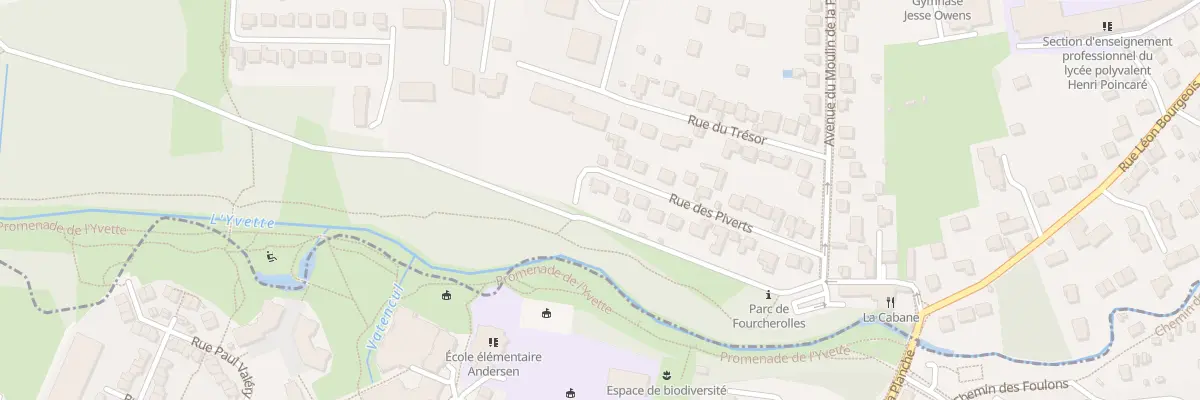 Plan du 23 Rue des Piverts à Palaiseau