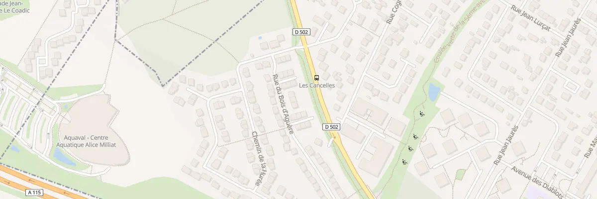 Plan du 15 Rue du Bois d’Aguere à Saint-Leu-la-Forêt