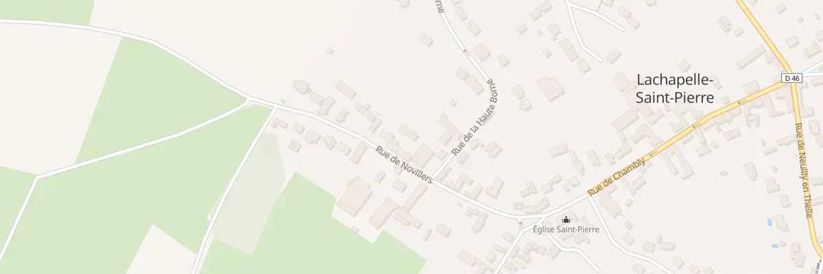 Plan du 184 Rue de Novillers à Lachapelle-Saint-Pierre