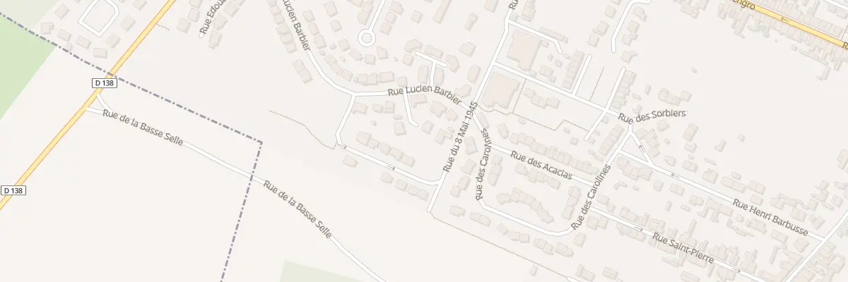 Plan du 5166F Rue Lucien Barbier à Saleux
