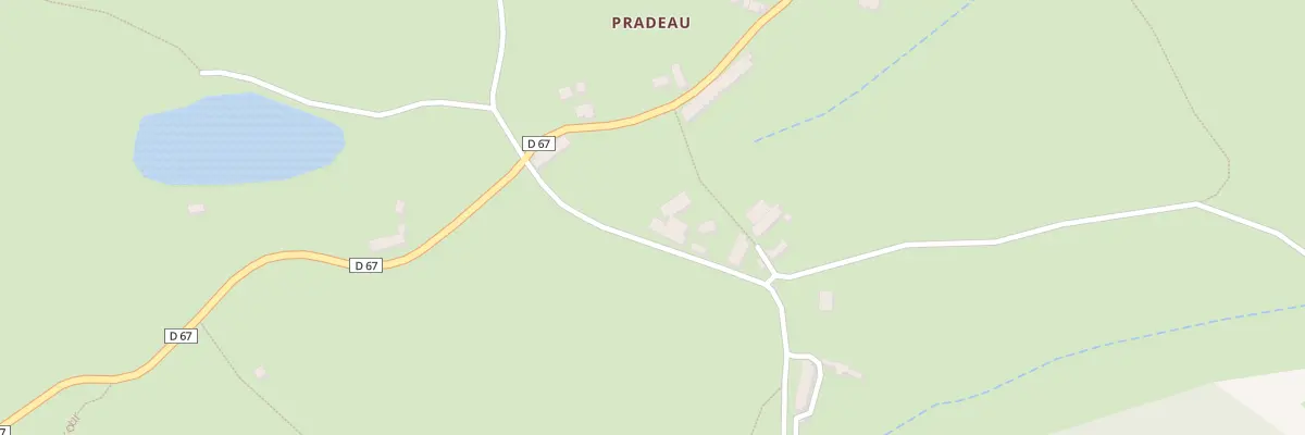 Plan du 5 Pradeau à Toulx-Sainte-Croix