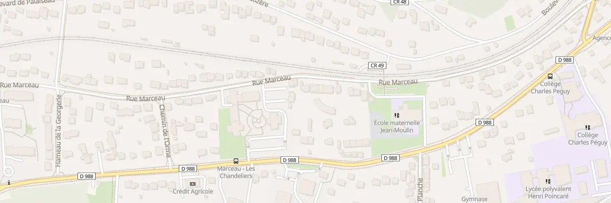Plan du 63 Rue Marceau à Palaiseau