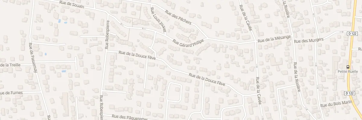 Plan du 36 Rue de la Douce Feve à Argenteuil