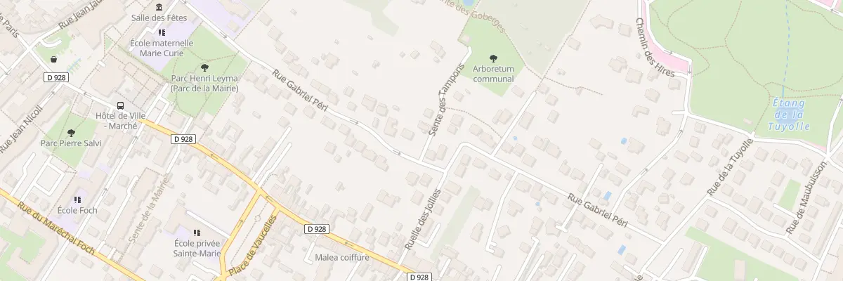 Plan du 44 Rue Gabriel Péri à Taverny