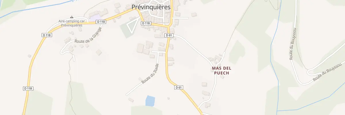 Plan du 5025A Previnquieres à Prévinquières