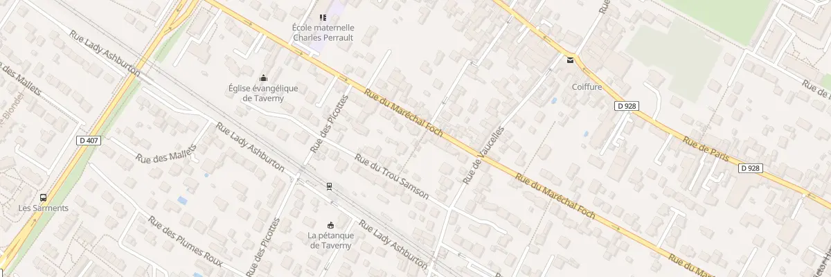Plan du 65 Rue du Maréchal Foch à Taverny