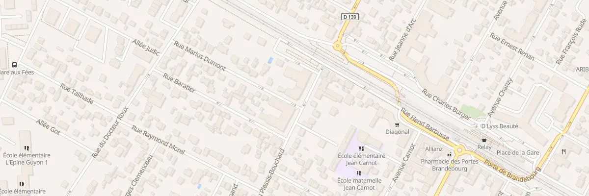Plan du 135 Rue du Plessis Bouchard à Franconville