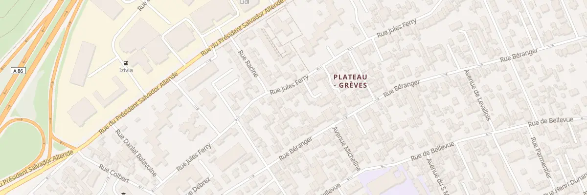 Plan du 179 Rue Jules Ferry à Colombes