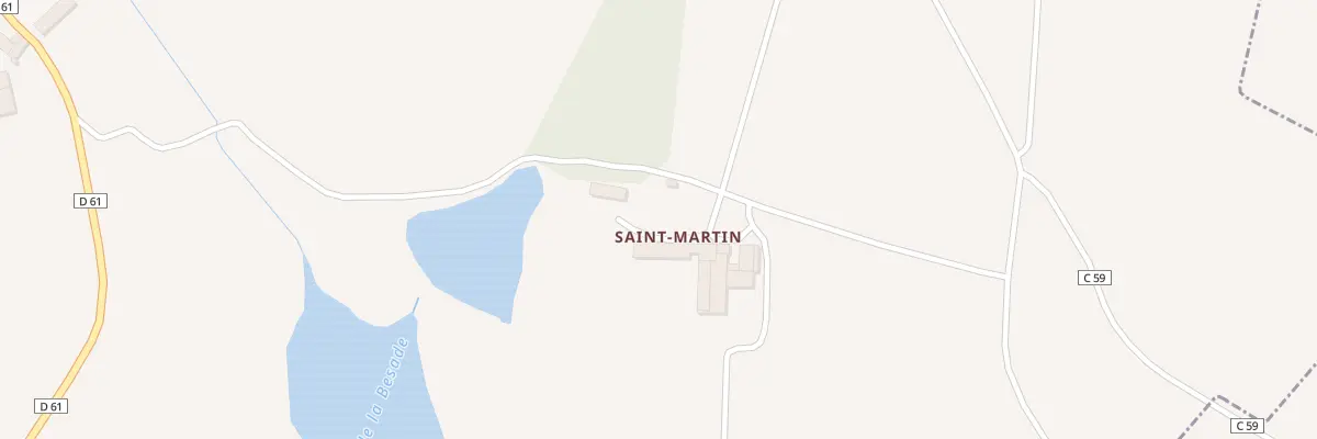 Plan du 5059 Saint Martin à Roussennac