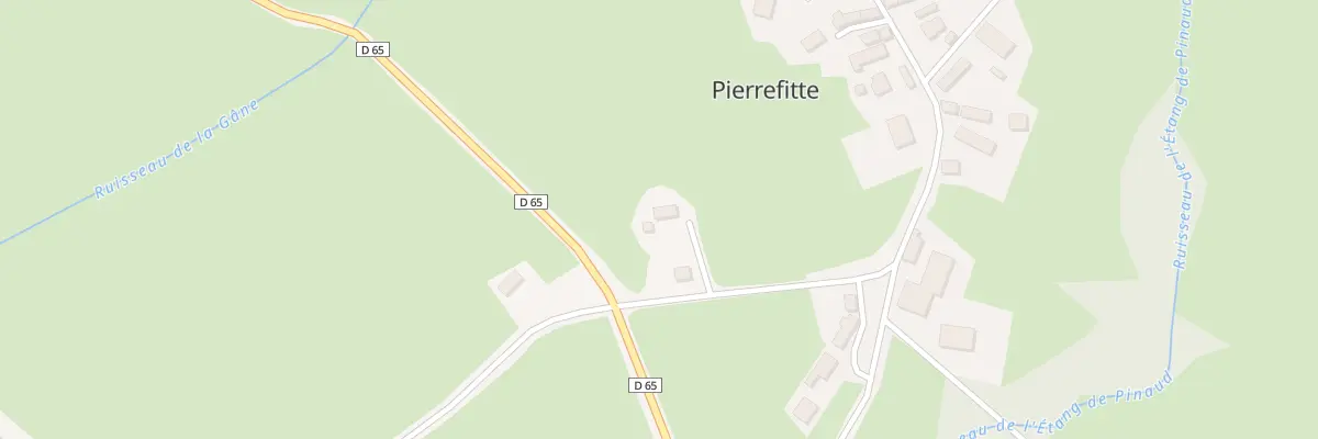 Plan du 1B Le Bourg à Pierrefitte