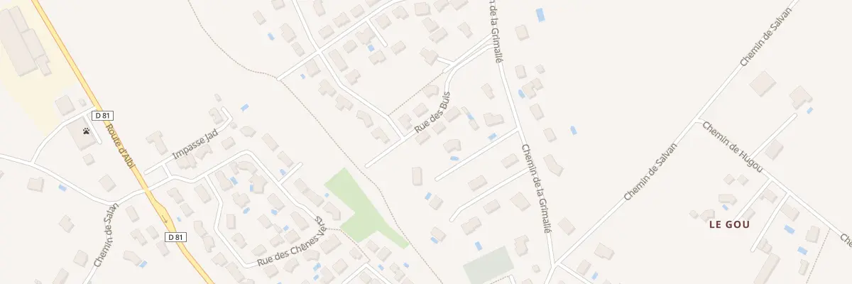 Plan du 9 Rue des Buis à Fréjairolles