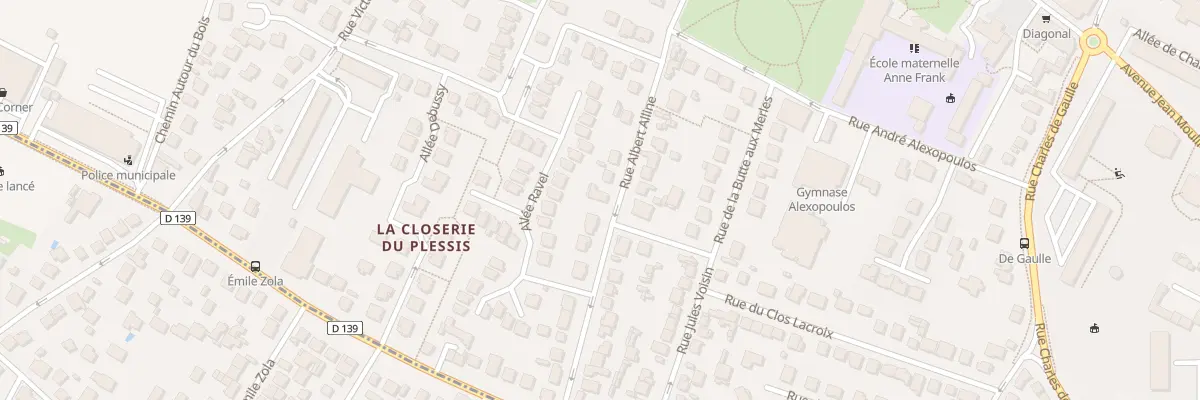 Plan du 17 Rue Albert Alline au Plessis-Bouchard