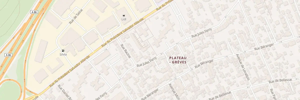 Plan du 152 Rue Jules Ferry à Colombes