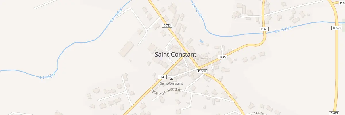 Plan du 3 Pl de l’Eglise à Saint-Constant-Fournoulès