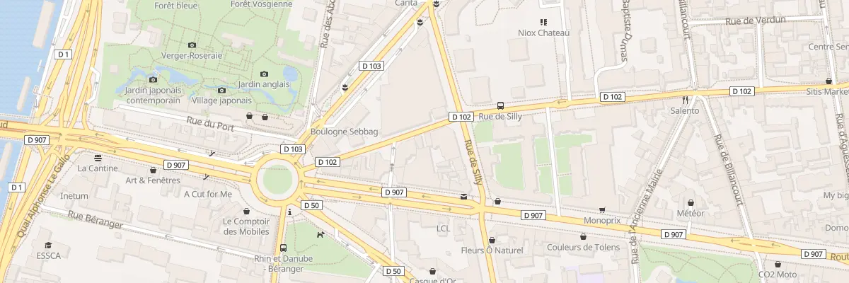 Plan du 151 Rue de Paris à Boulogne-Billancourt