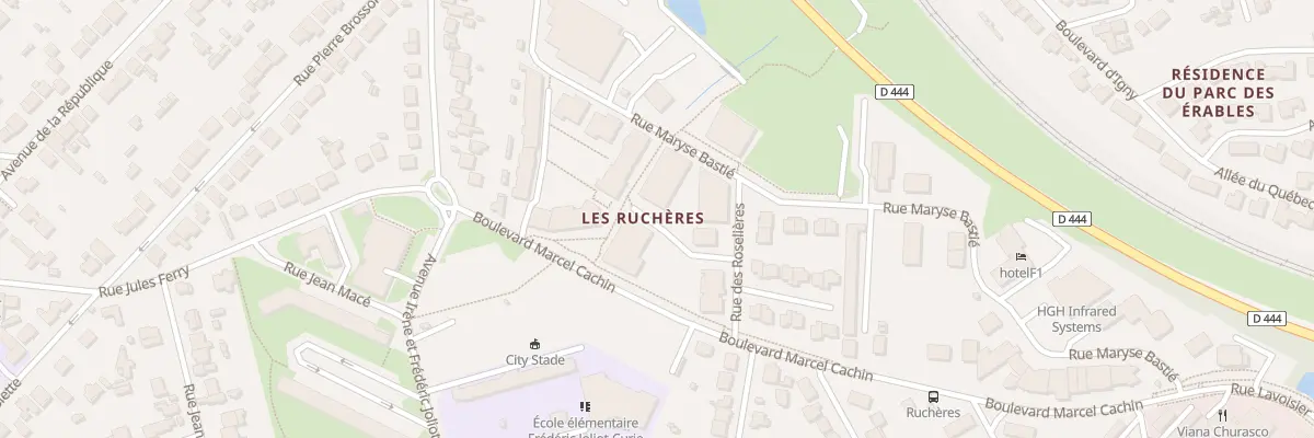 Plan du 2 All des Ruchères à Igny