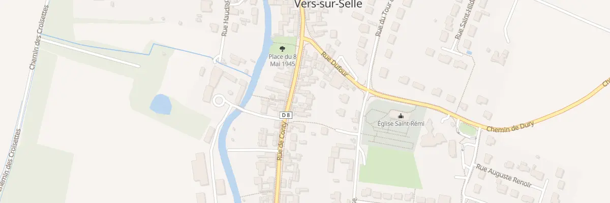 Plan du 52 Rue de Conty à Vers-sur-Selle
