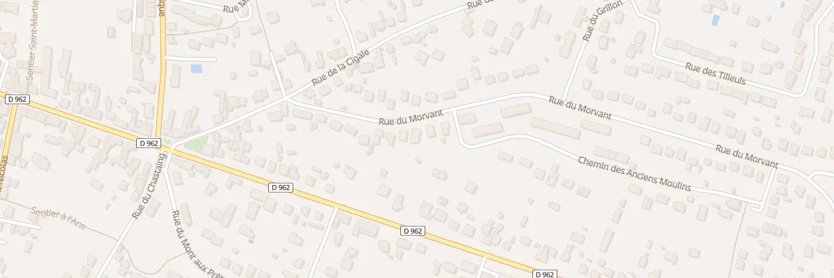 Plan du 20 Rue du Morvant à Châteauneuf-sur-Loire