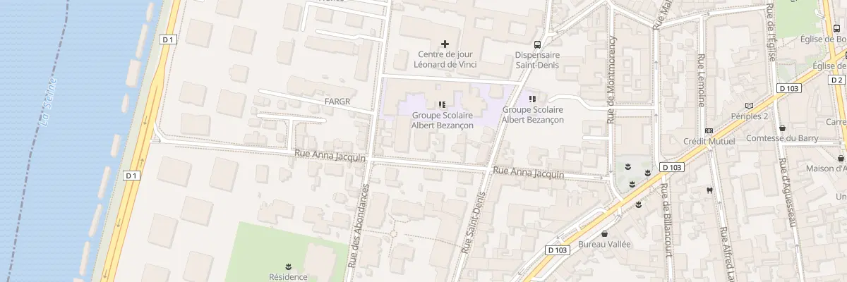 Plan du 16 Rue Anna Jacquin à Boulogne-Billancourt