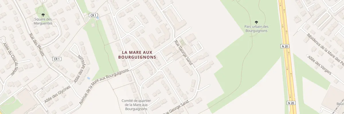 Plan du 2 Rue George Sand à Égly