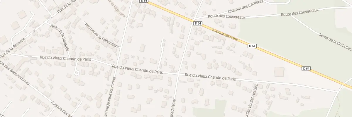 Plan du 46 Rue de la Madeleine à L’Isle-Adam