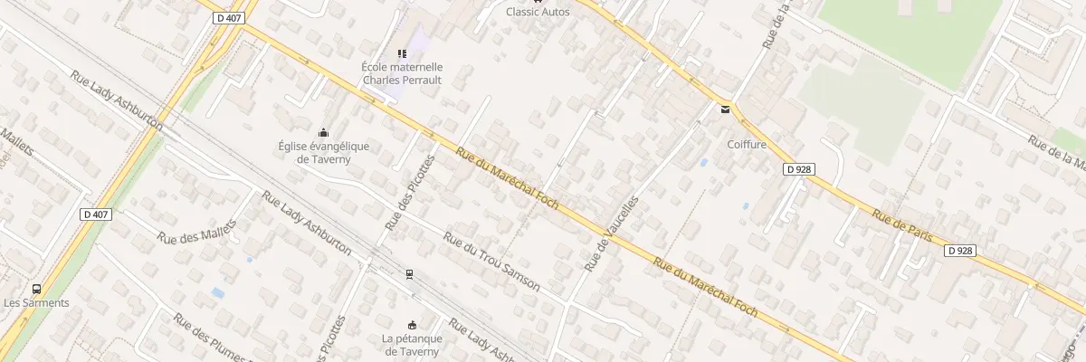 Plan du 80 Rue du Maréchal Foch à Taverny