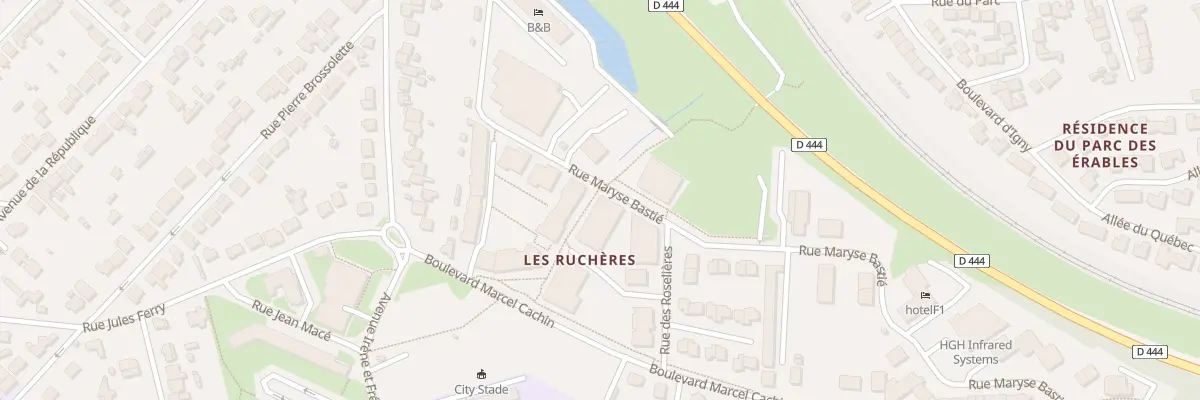 Plan du 4 All des Ruchères à Igny