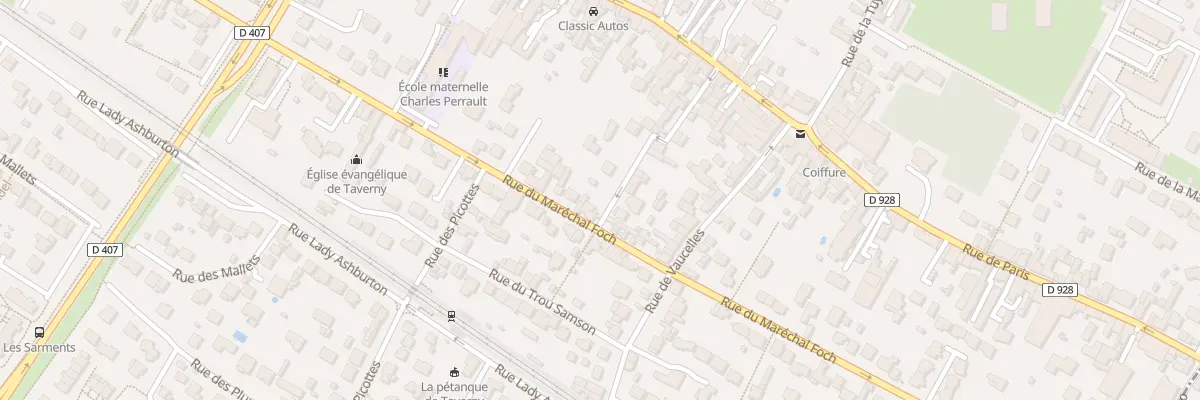 Plan du 82 Rue du Maréchal Foch à Taverny