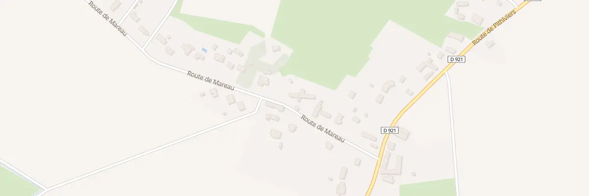 Plan du 14 Rte de Mareau à Vrigny