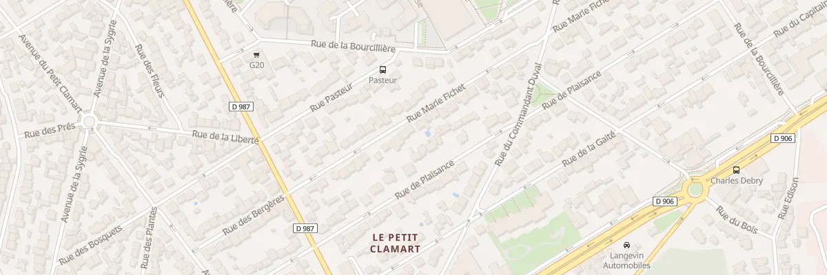 Plan du 107 Rue Marie Fichet à Clamart