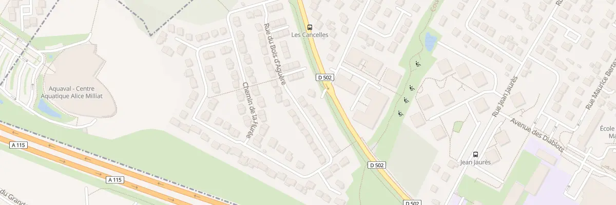 Plan du 35 Rue du Bois d’Aguere à Saint-Leu-la-Forêt