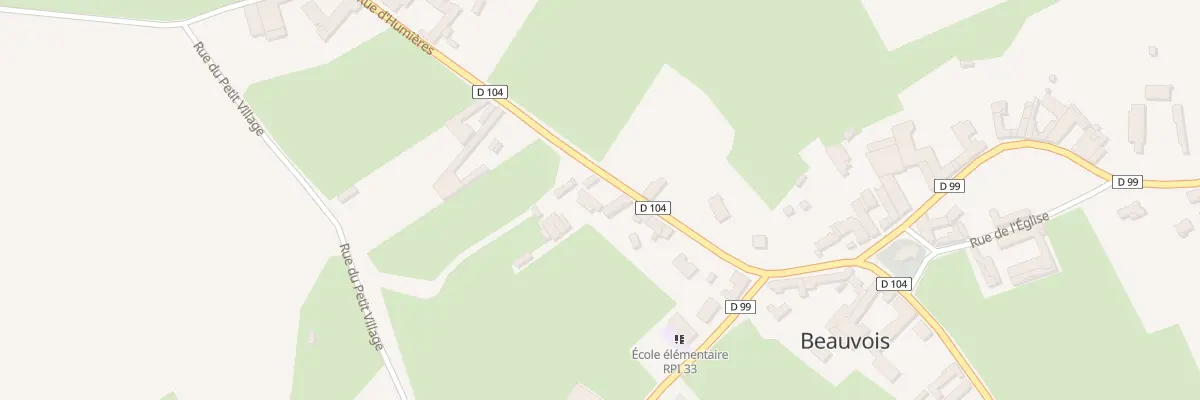 Plan du 13 Rue d’Humières à Beauvois