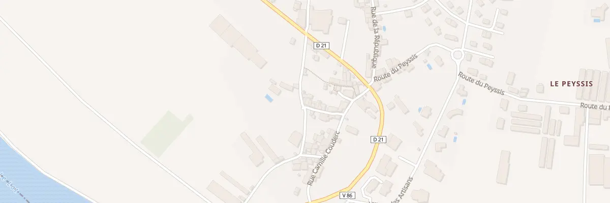 Plan du 65 Rue de la Paix à Livinhac-le-Haut