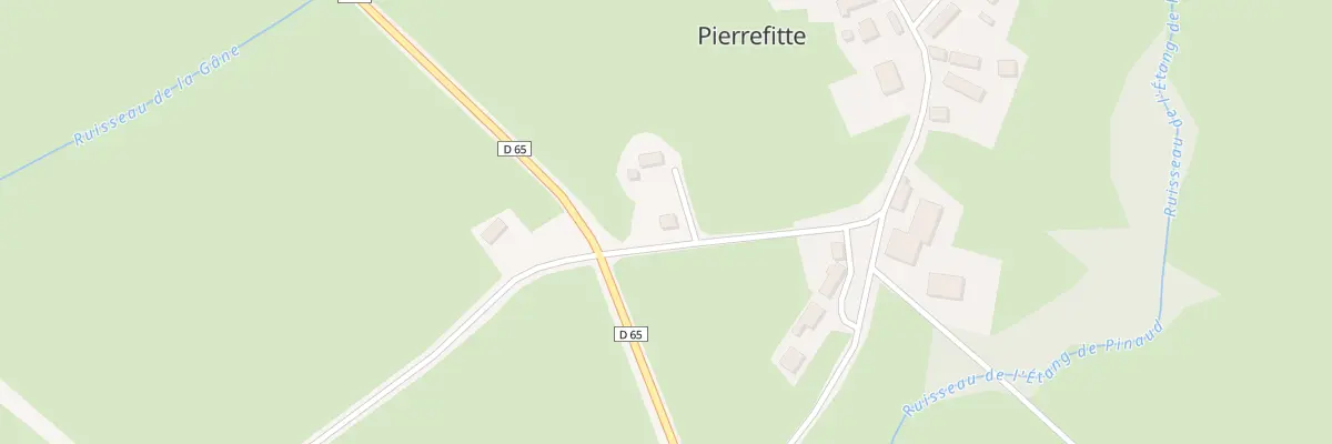 Plan du 1 Le Bourg à Pierrefitte