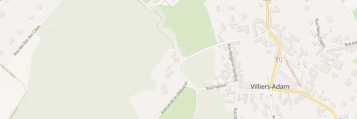 Plan du 7 Rue Carnot à Villiers-Adam