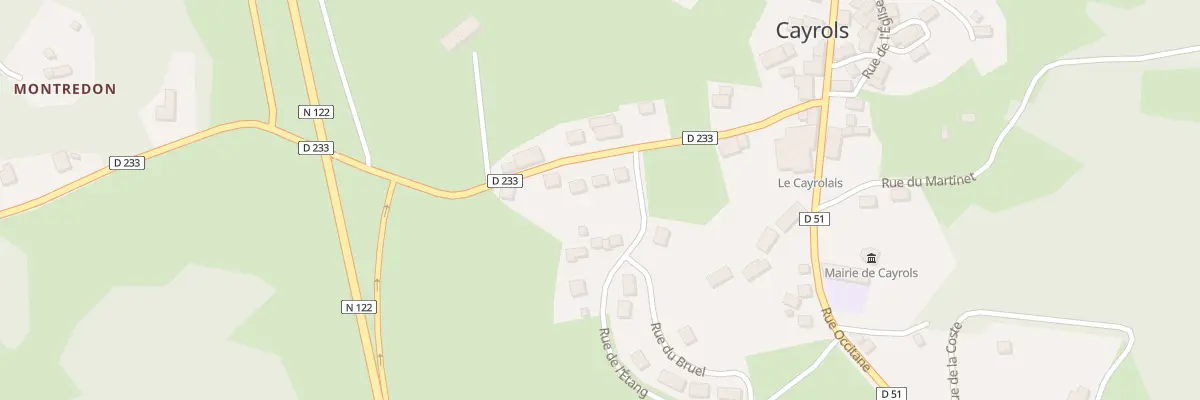 Plan du 3 Rue de Parlan à Cayrols