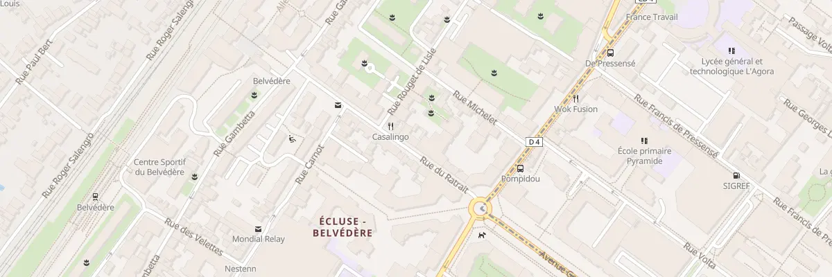 Plan du 10 Rue du Ratrait à Suresnes
