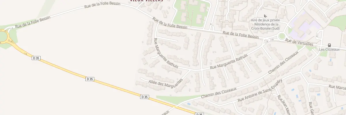 Plan du 30 Rue Marguerite Rathuis à Nozay