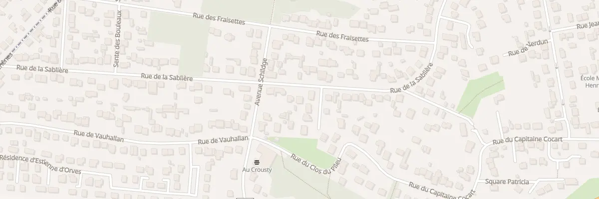 Plan du 55 Rue de la Sablière à Palaiseau