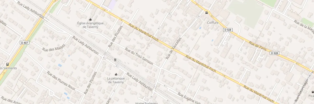 Plan du 36 Rue de Vaucelles à Taverny