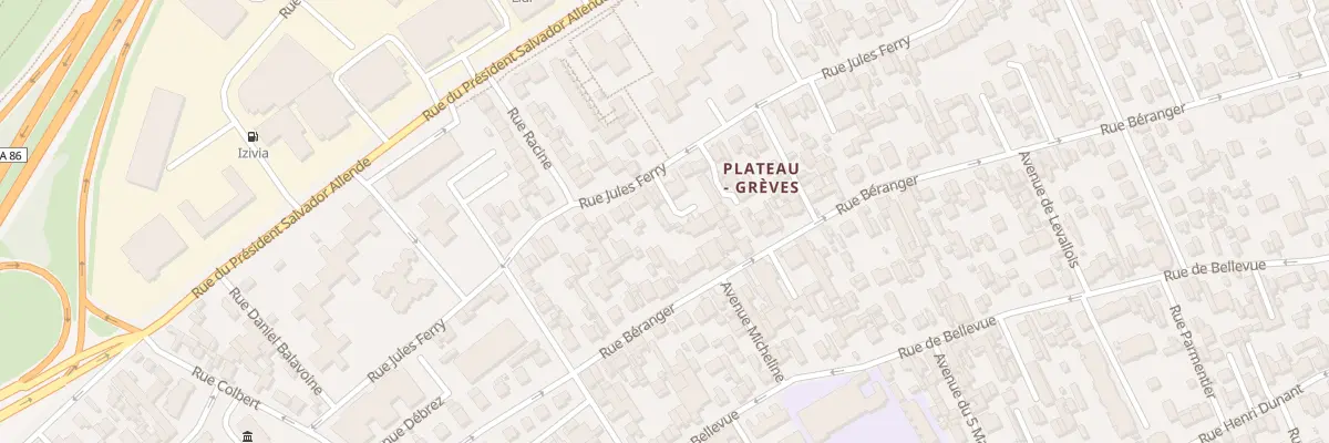 Plan du 175B Rue Jules Ferry à Colombes
