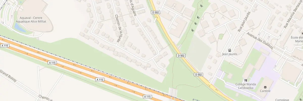 Plan du 36 Rue du Bois d’Aguere à Saint-Leu-la-Forêt