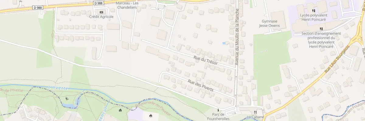Plan du 15 Rue du Trésor à Palaiseau