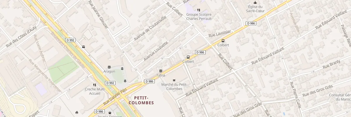Plan du 438 Rue Gabriel Péri à Colombes